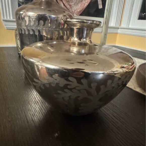 Pottery Barn Mercury Glass Vase - Picture 1 of 3